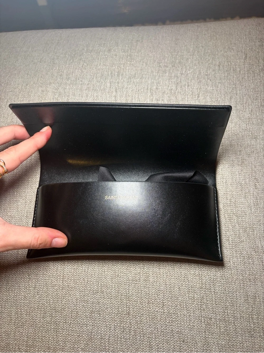 Saint Laurent Black Cat-Eye Sunglasses